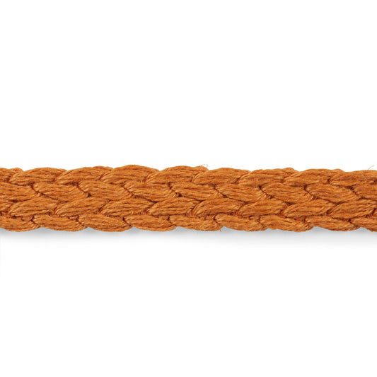 Schumacher: Braided Linen Tape Narrow 76272 Orange