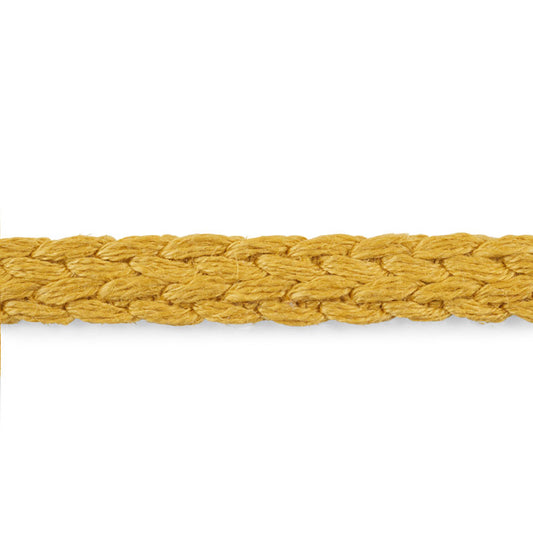 Schumacher: Braided Linen Tape Narrow 76273 Gold