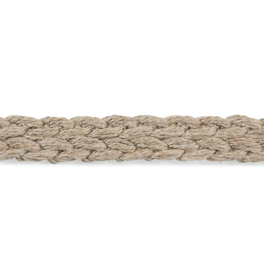 Schumacher: Braided Linen Tape Narrow 76274 Natural