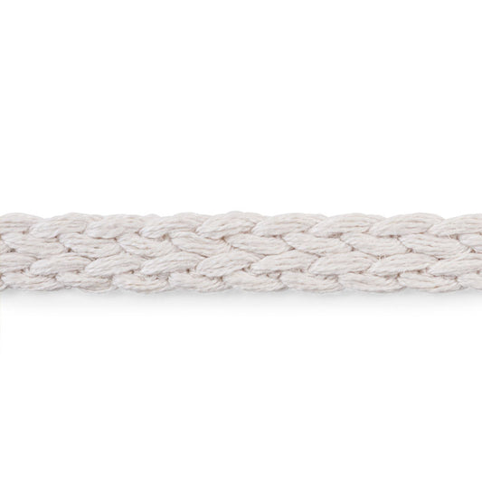 Schumacher: Braided Linen Tape Narrow 76275 Ivory
