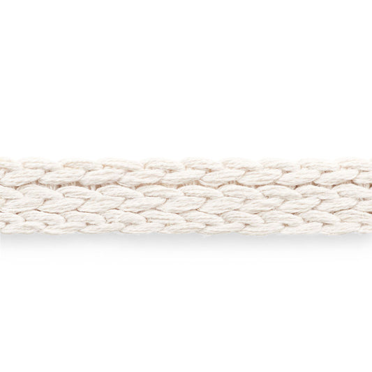 Schumacher: Braided Linen Tape 76285 Ivory