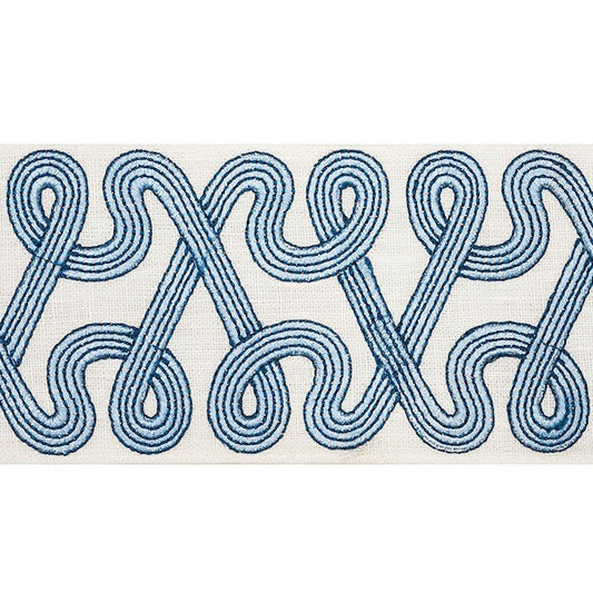 Schumacher: Freeform Embroidery Tape 76731 Sky