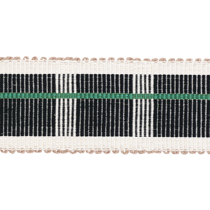 Schumacher: Calcada Tape Medium 79203 Emerald