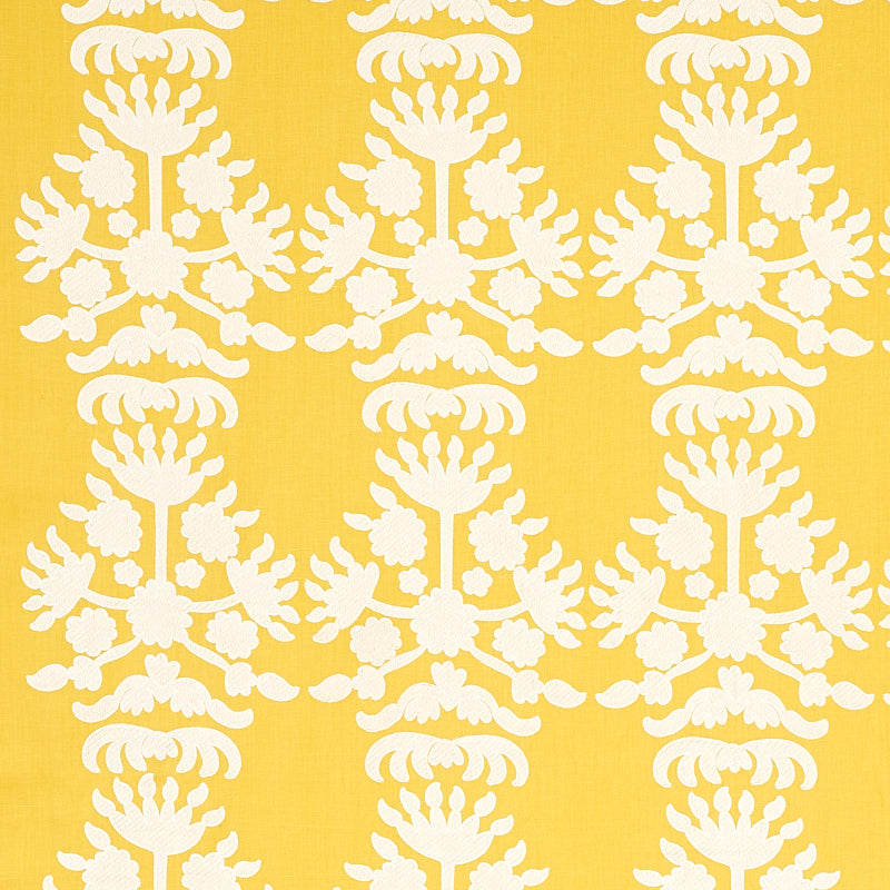 Schumacher: Cybele Embroidery 79471 Yellow