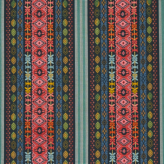 Schumacher: Cosima Embroidery 79681 Carbon Multi