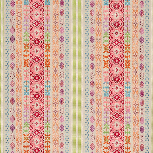 Schumacher: Cosima Embroidery 79682 Pink Multi