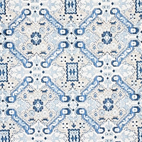 Schumacher: Tiraz Velvet 80601 Indigo