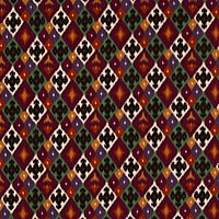Schumacher: Sasha Diamond Ikat 80662 Jade & Plum
