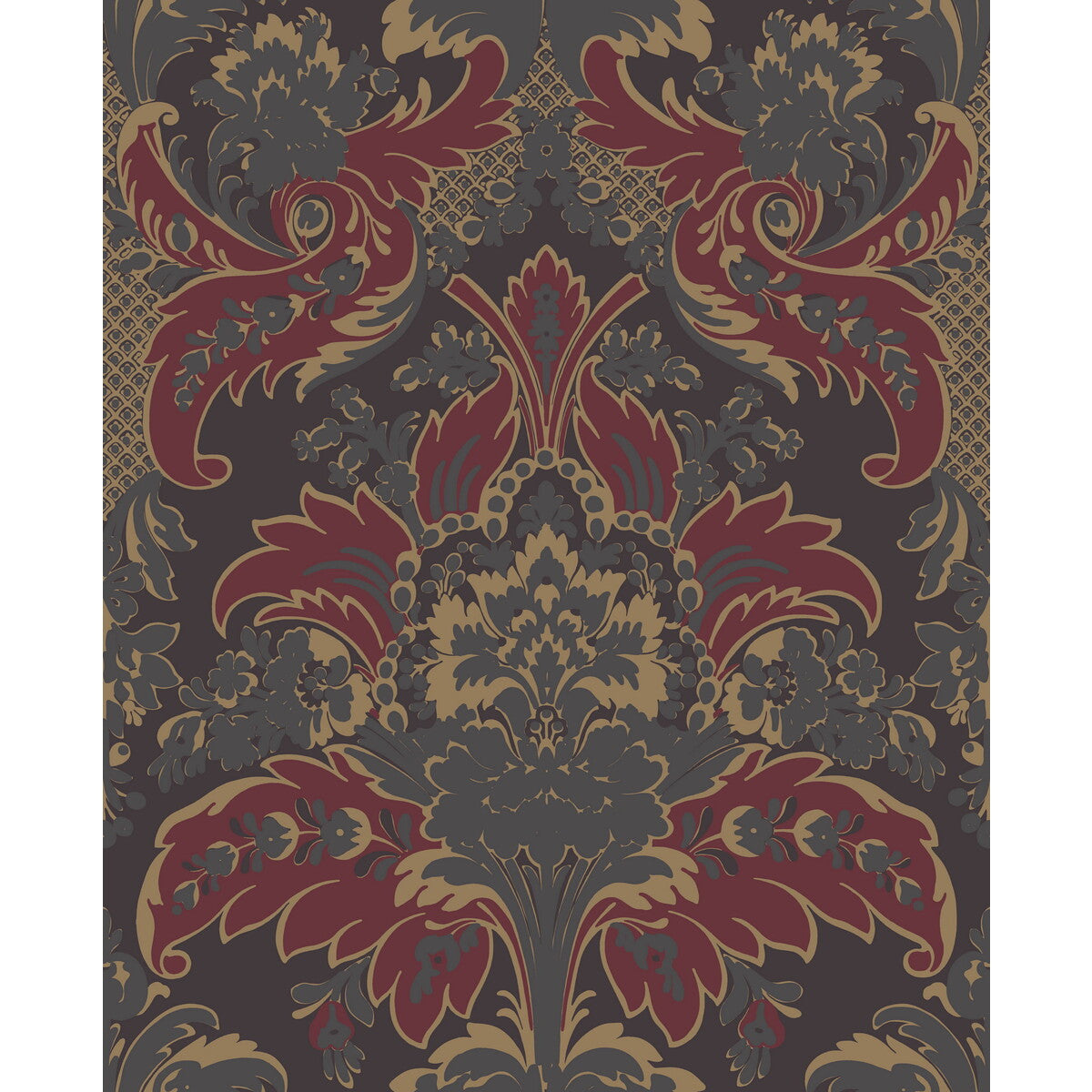 COLE & SON ALDWYCH RED AND GOLD