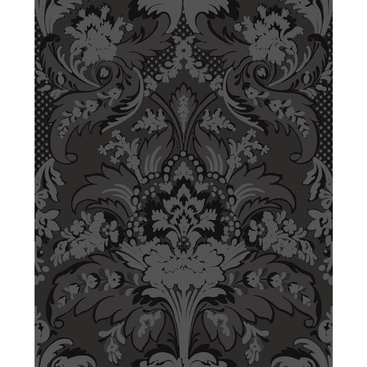 COLE & SON ALDWYCH BLACK AND GRAPHITE