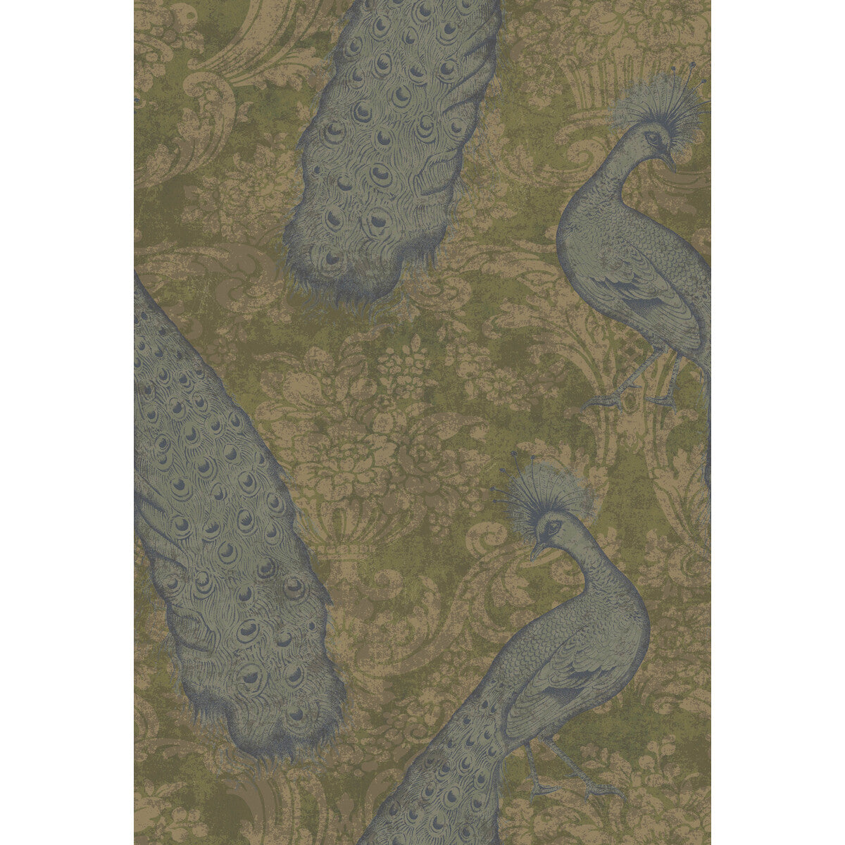 COLE & SON BYRON TEAL AND PEWTER