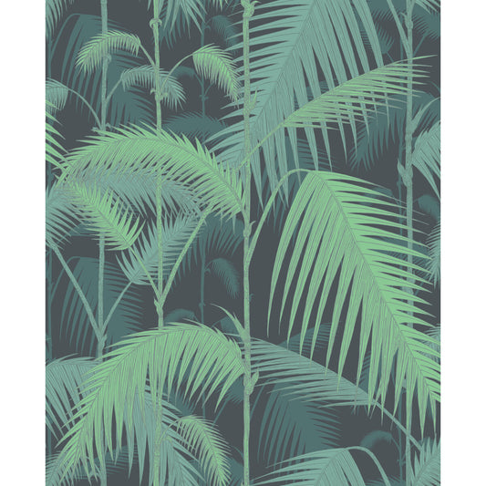 COLE & SON PALM JUNGLE GREEN/BLACK