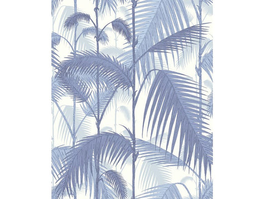 Cole & Son WP: Contemporary Restyled Palm Jungle 95/1005.CS.0 Blues & White
