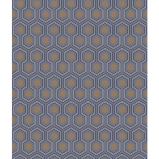 COLE & SON HICKS HEXAGON DK GRY/BRONZ