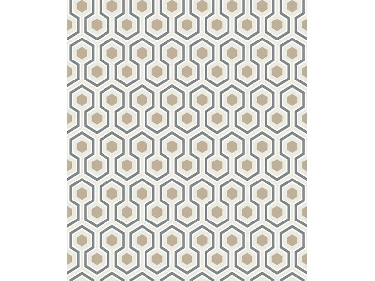 Cole & Son WP: Contemporary Restyled Hicks' Hexagon 95/3016.CS.0 Gold/Silver