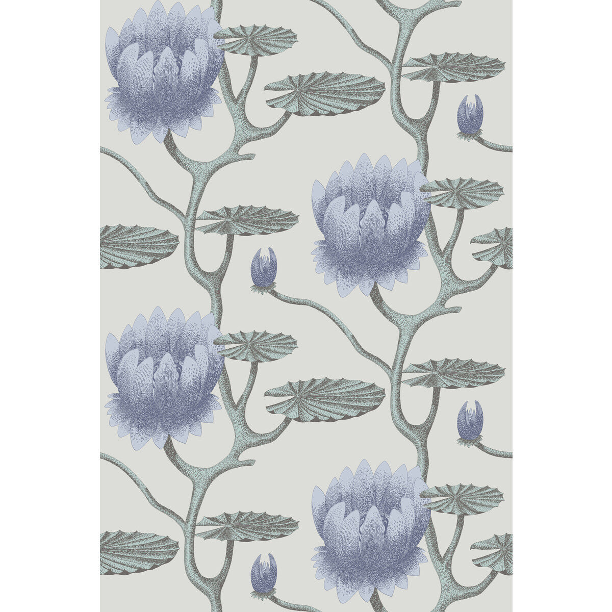 COLE & SON SUMMER LILY BLU/AQ/PEARL