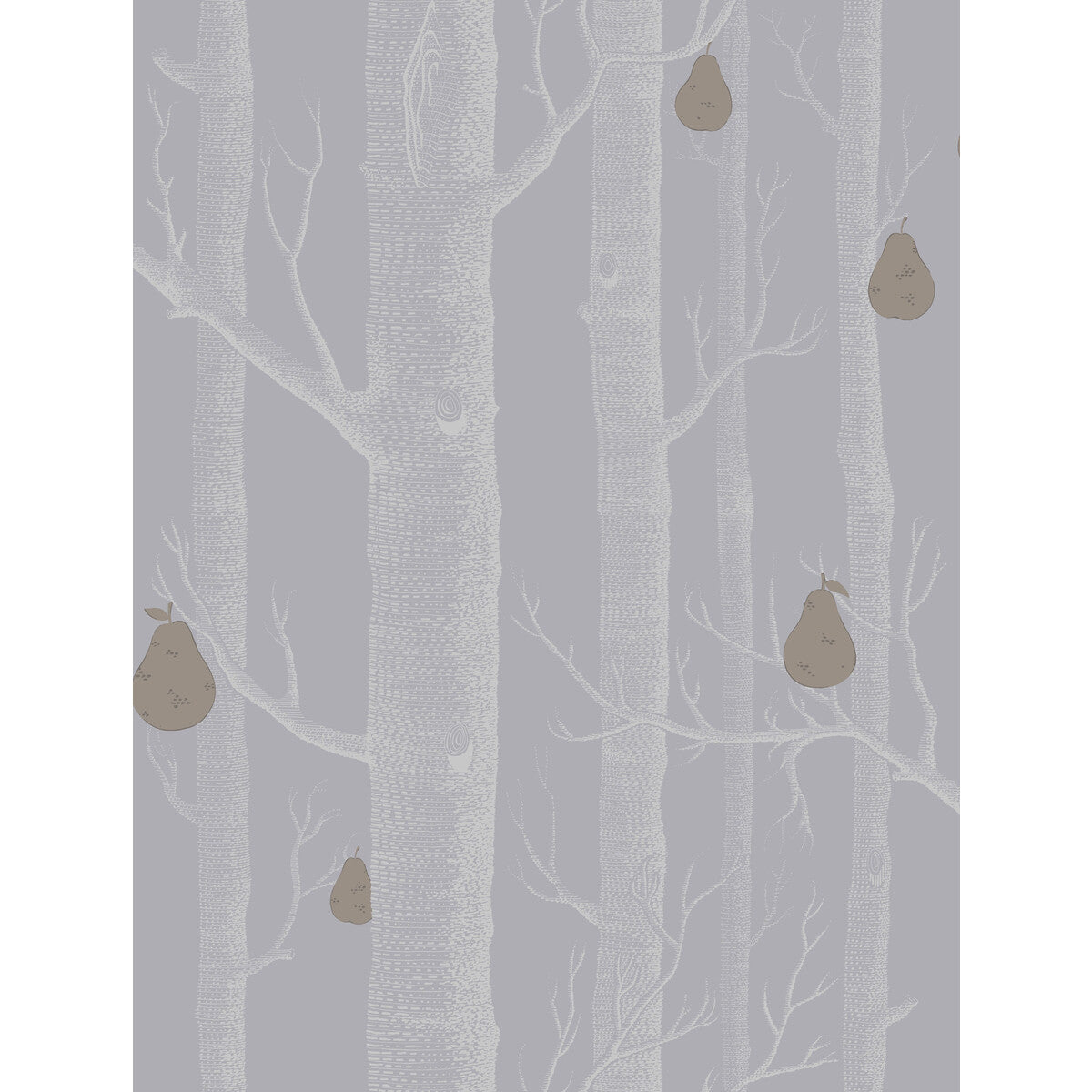COLE & SON WOODS & PEARS SLATE/SILVER