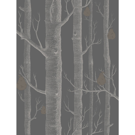 COLE & SON WOODS & PEARS GILVER/BLACK