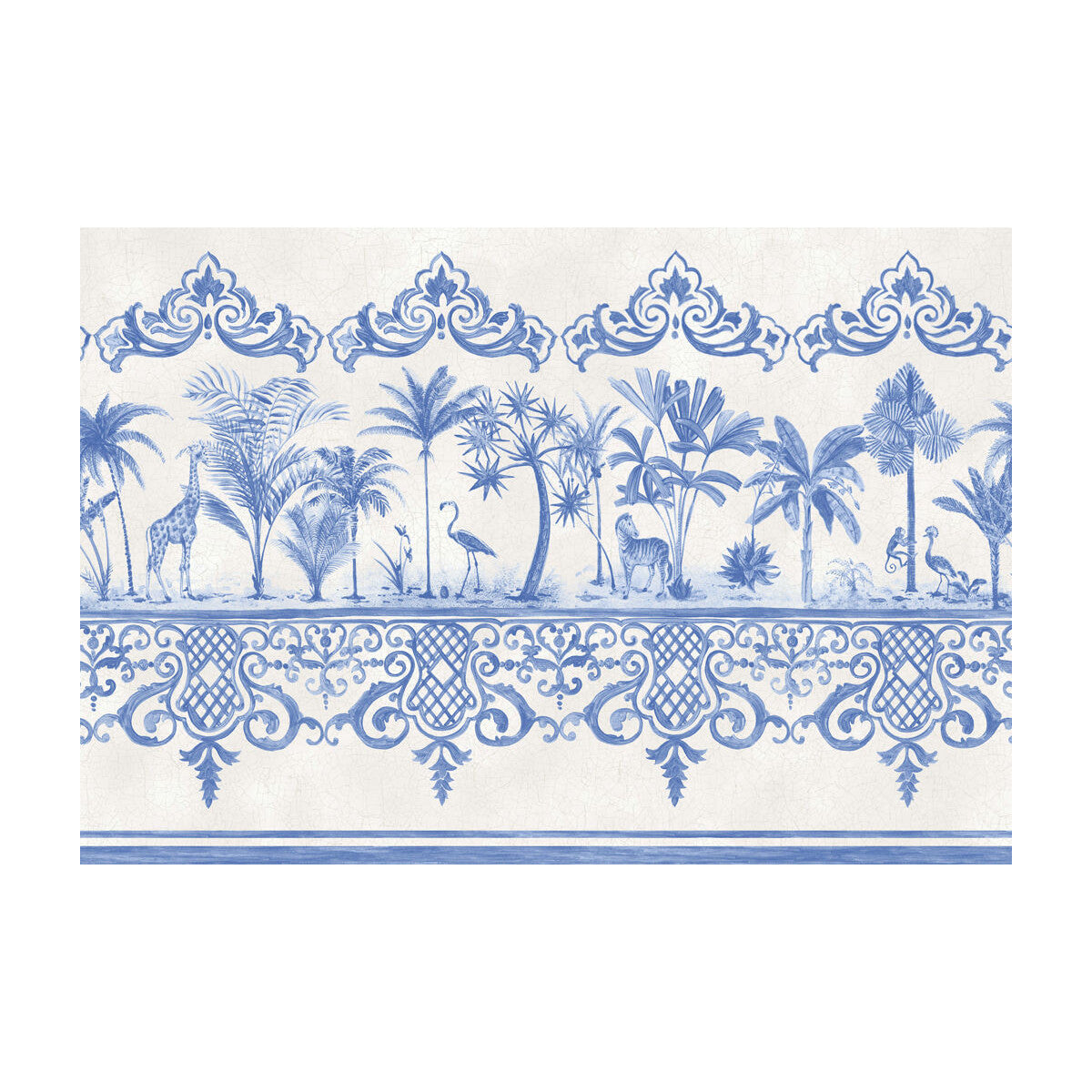 COLE & SON ROU BORDER COBALT BLUE