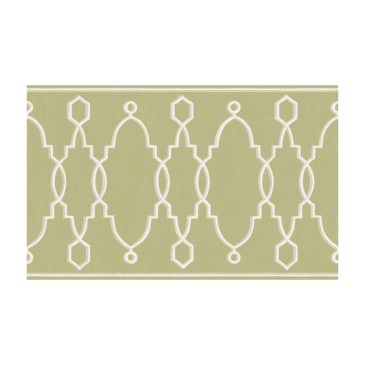COLE & SON PARTERRE BORDER LEAF GREEN