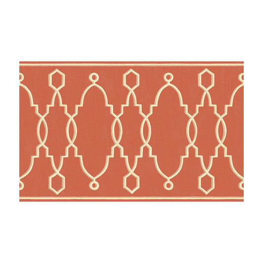 COLE & SON PARTERRE BORDER RED