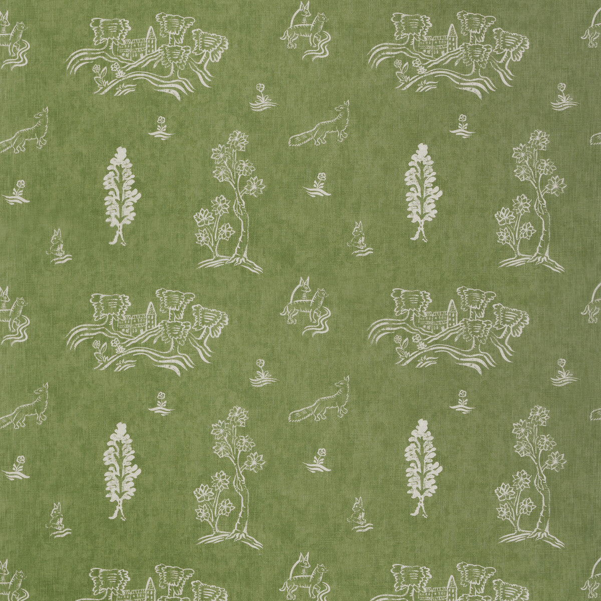 KRAVET COUTURE FRIENDLY FOLK BASIL GREEN