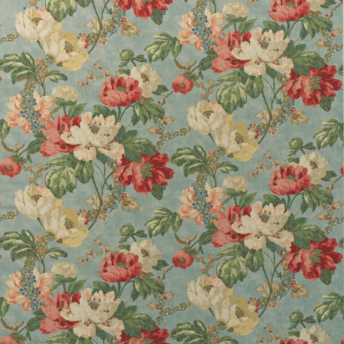 KRAVET COUTURE PEONY SUMMER SKY