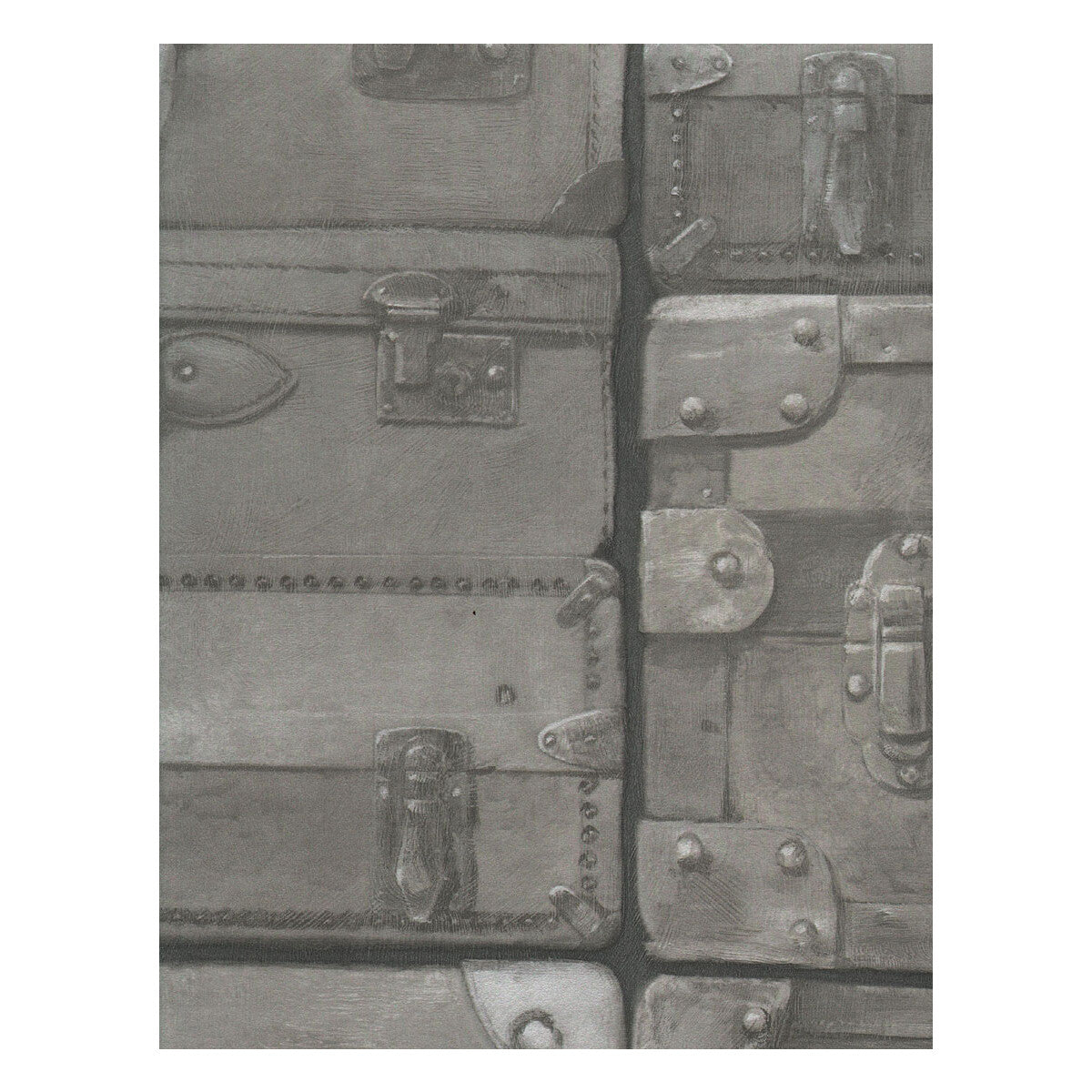 KRAVET COUTURE LUGGAGE GUNMETAL