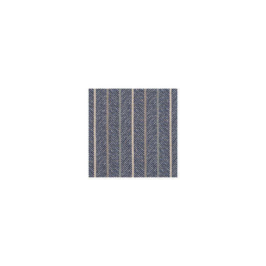 G P & J BAKER SILVERTON STRIPE INDIGO