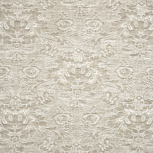 G P & J BAKER HARTBURY DAMASK IVORY