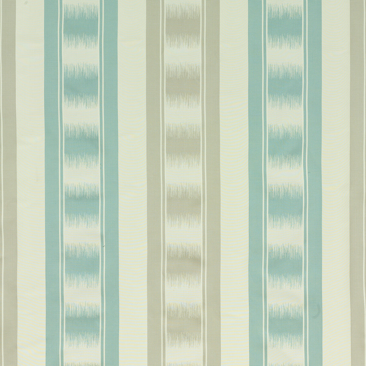 G P & J BAKER RYECOTE STRIPE AQUA/SILVER