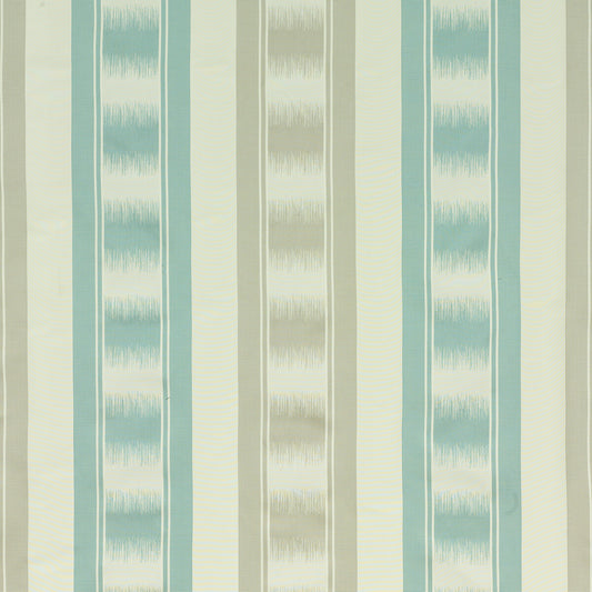 G P & J BAKER RYECOTE STRIPE AQUA/SILVER