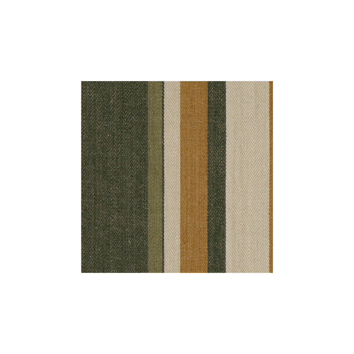G P & J BAKER DRUMMOND STRIPE GOLD/SEPIA