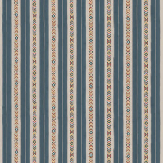 G P & J BAKER ASHLAR STRIPE BLUE