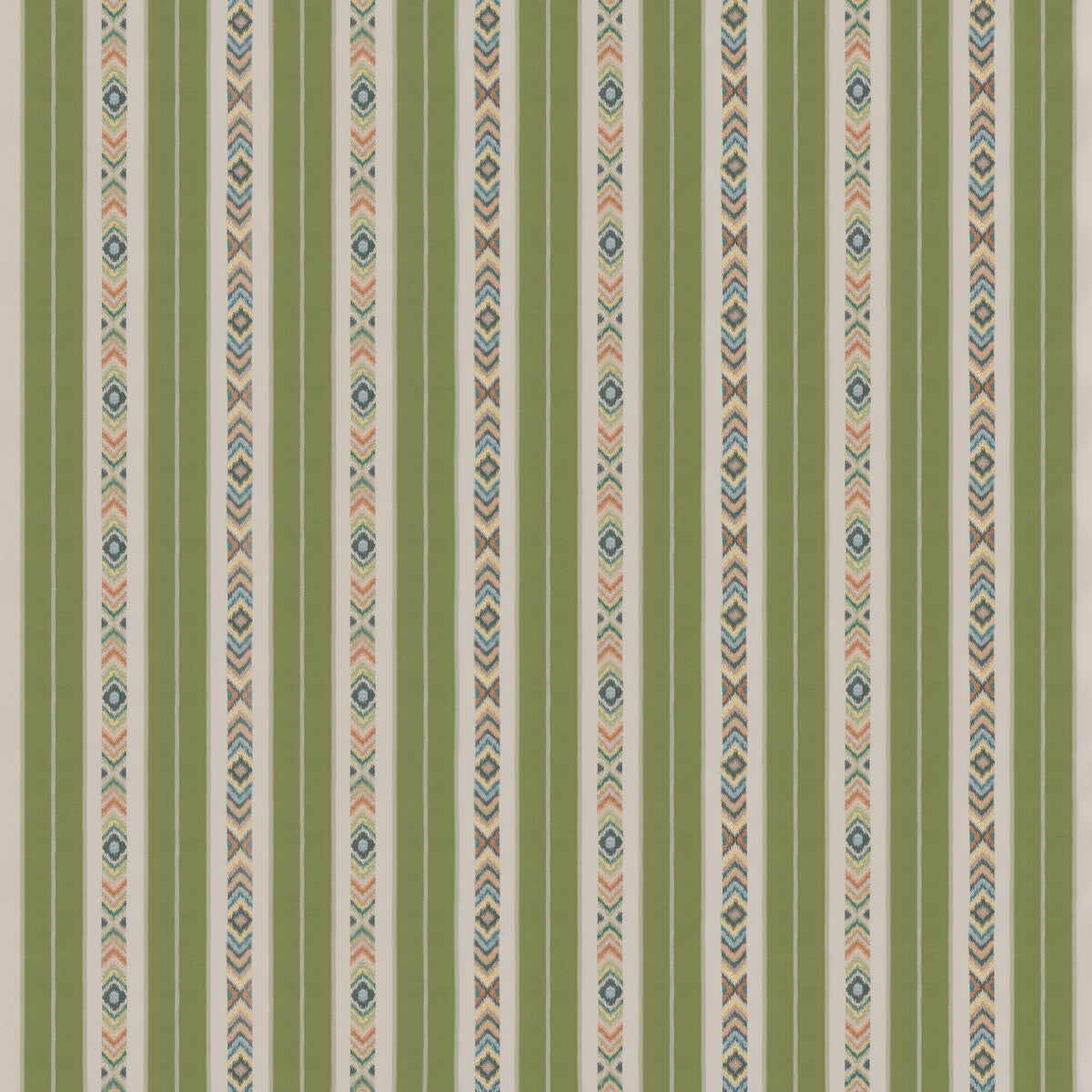 G P & J BAKER ASHLAR STRIPE EMERALD