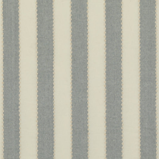 G P & J BAKER ASHMORE STRIPE BLUE