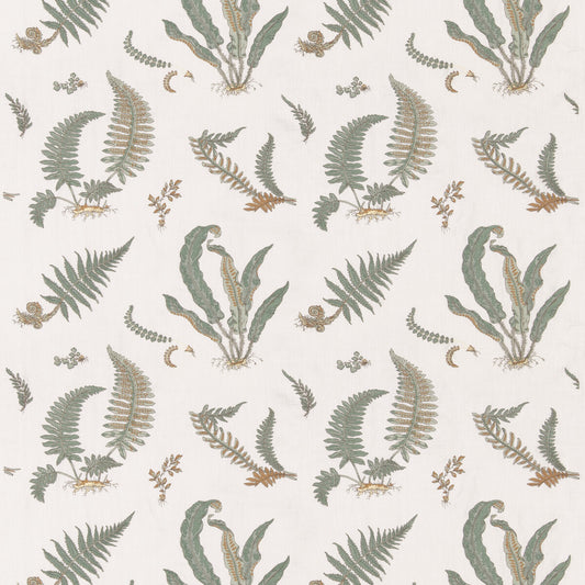 G P & J BAKER FERNS EMBROIDERY VERDIGRIS