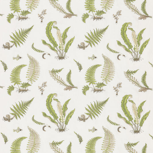 G P & J BAKER FERNS EMBROIDERY GREEN
