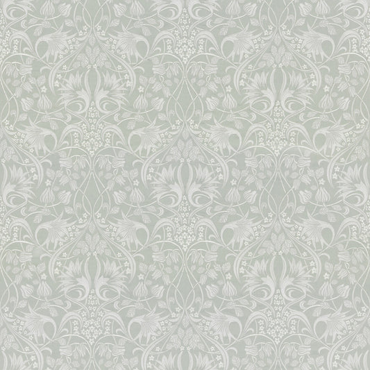 G P & J BAKER FRITILLERIE EMBROIDERY AQUA
