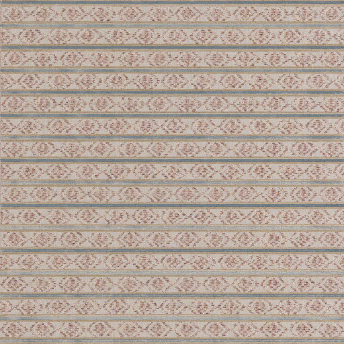 G P & J BAKER BURFORD STRIPE CORAL/AQUA