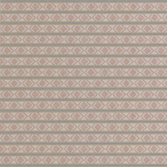 G P & J BAKER BURFORD STRIPE CORAL/AQUA