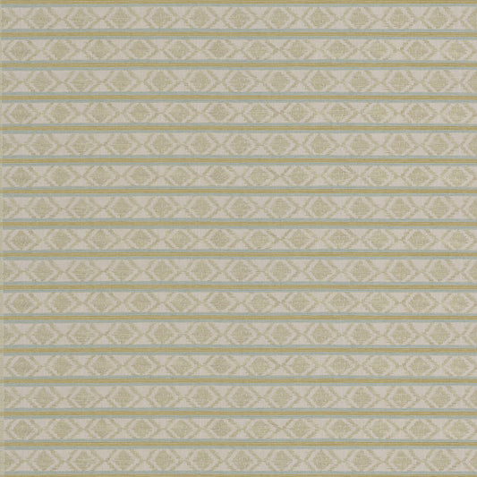 G P & J BAKER BURFORD STRIPE AQUA/GREEN