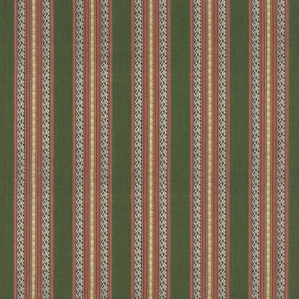 G P & J BAKER WORLDS APART GREEN/CORAL