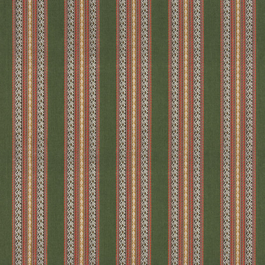 G P & J BAKER WORLDS APART GREEN/CORAL