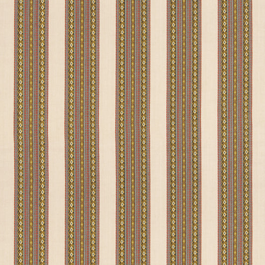 G P & J BAKER WORLDS APART AQUA/OCHRE