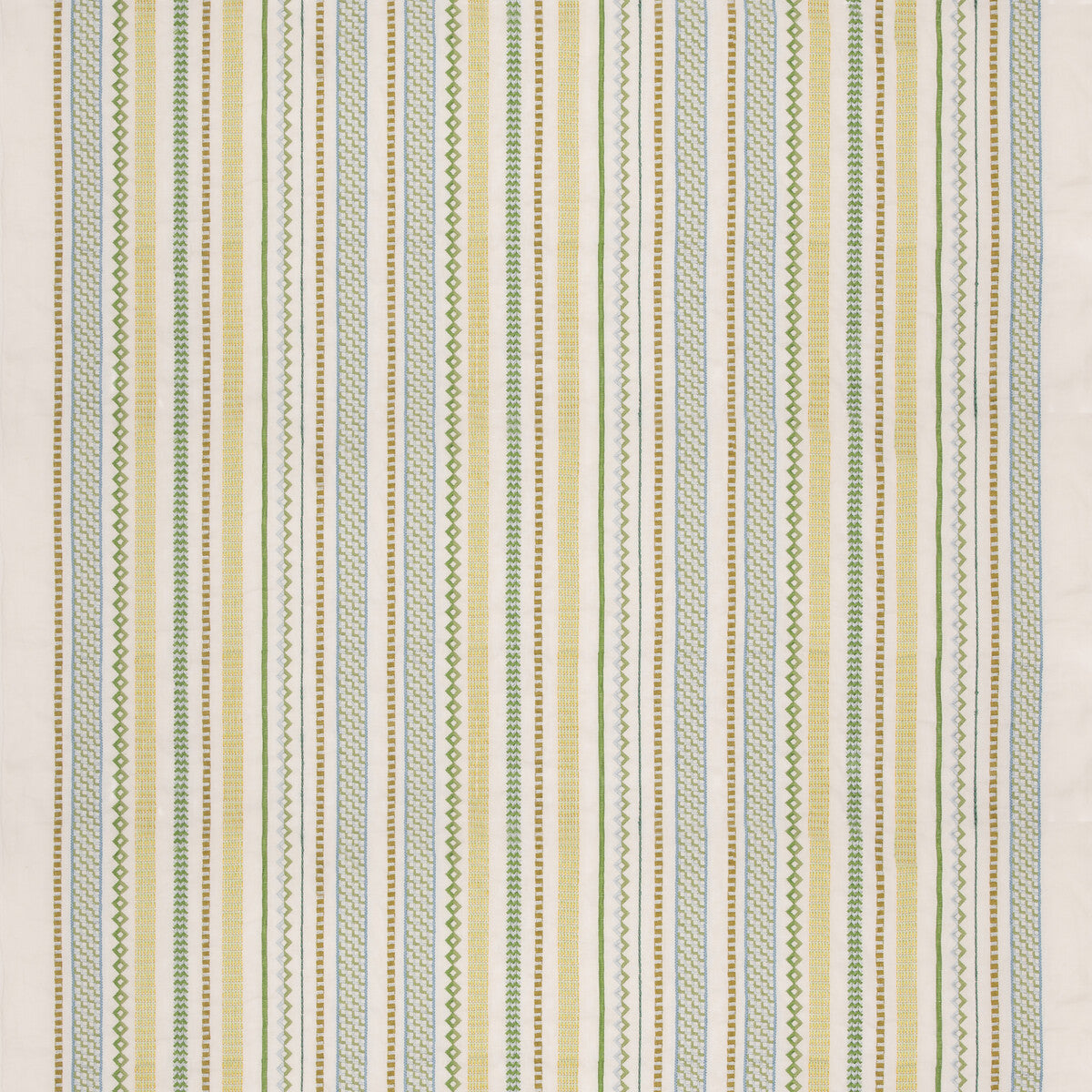 G P & J BAKER TUDOR STRIPE GREEN