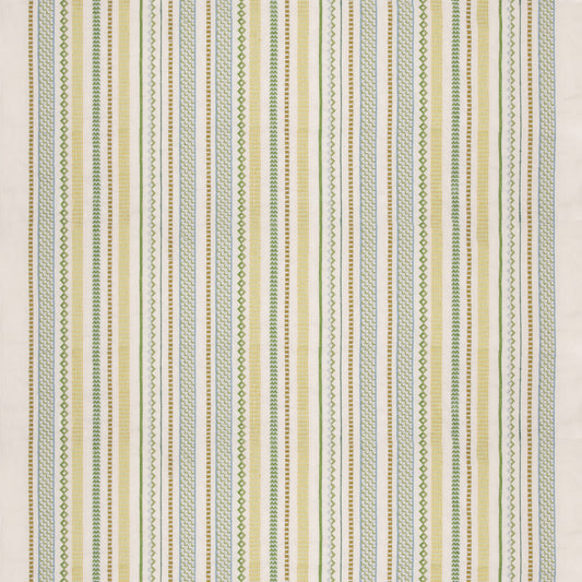 G P & J BAKER TUDOR STRIPE GREEN