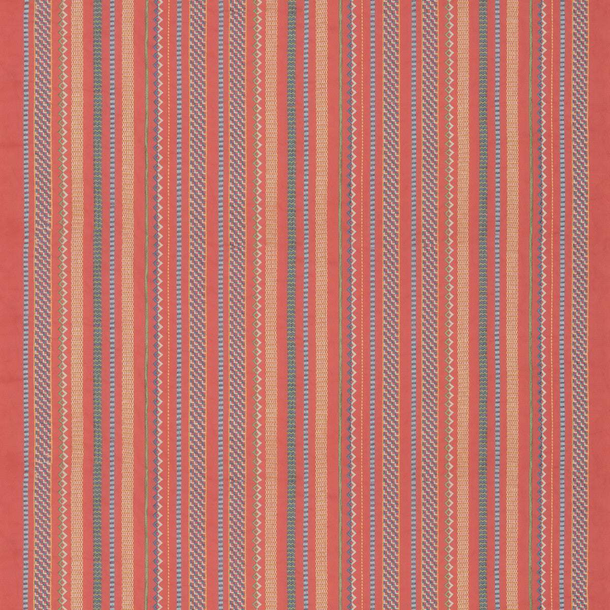 G P & J BAKER TUDOR STRIPE RED