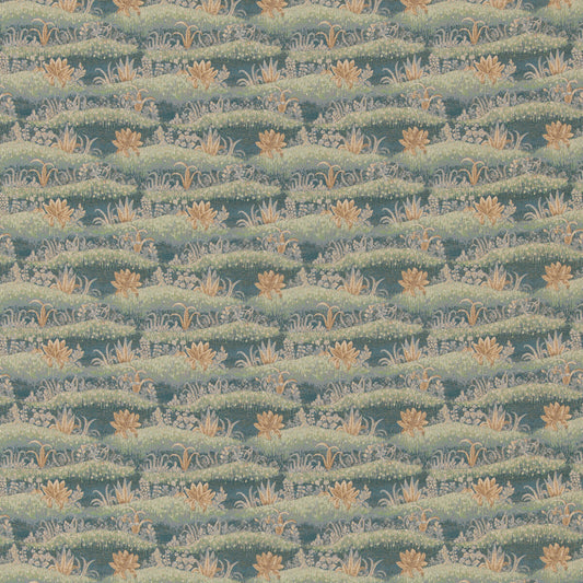 G P & J BAKER GARDEN TAPESTRY TEAL