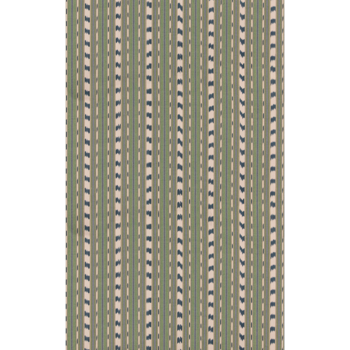 G P & J BAKER BASIL STRIPE GREEN/INDIGO